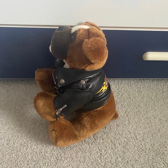 Build a Bear Harley Davidson French Bulldog Stuffed Animal - Picture 7 of 9